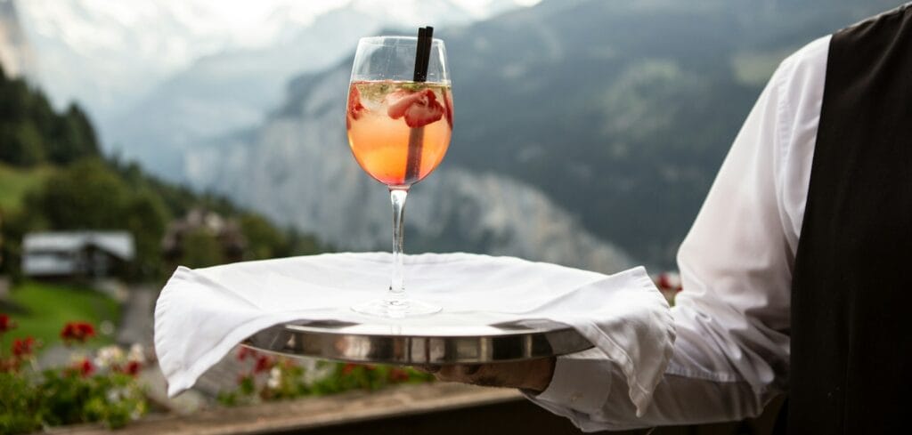 clear wine glass